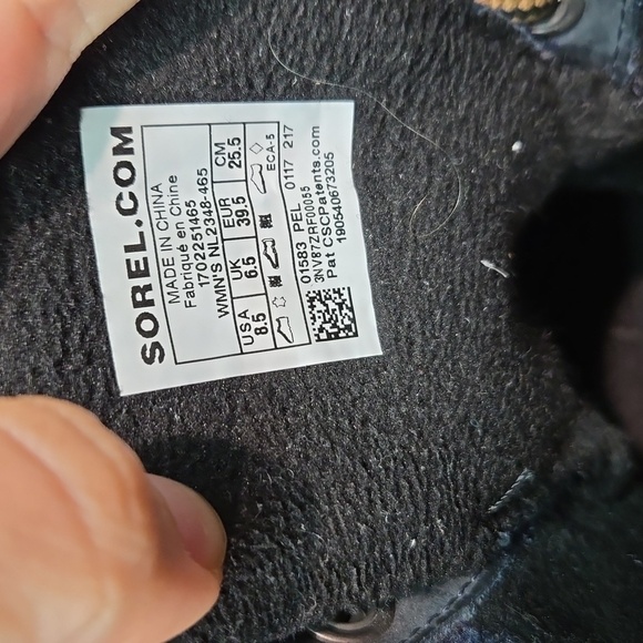 Sorel Women Ankle Leather Rubber Duck shoes boots sz 8.5 - Picture 12 of 12